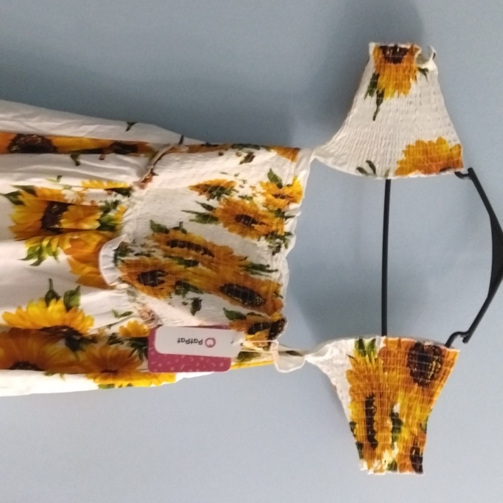 NWT PatPat Sunflower Print Dress Size Small - Picture 3 of 4